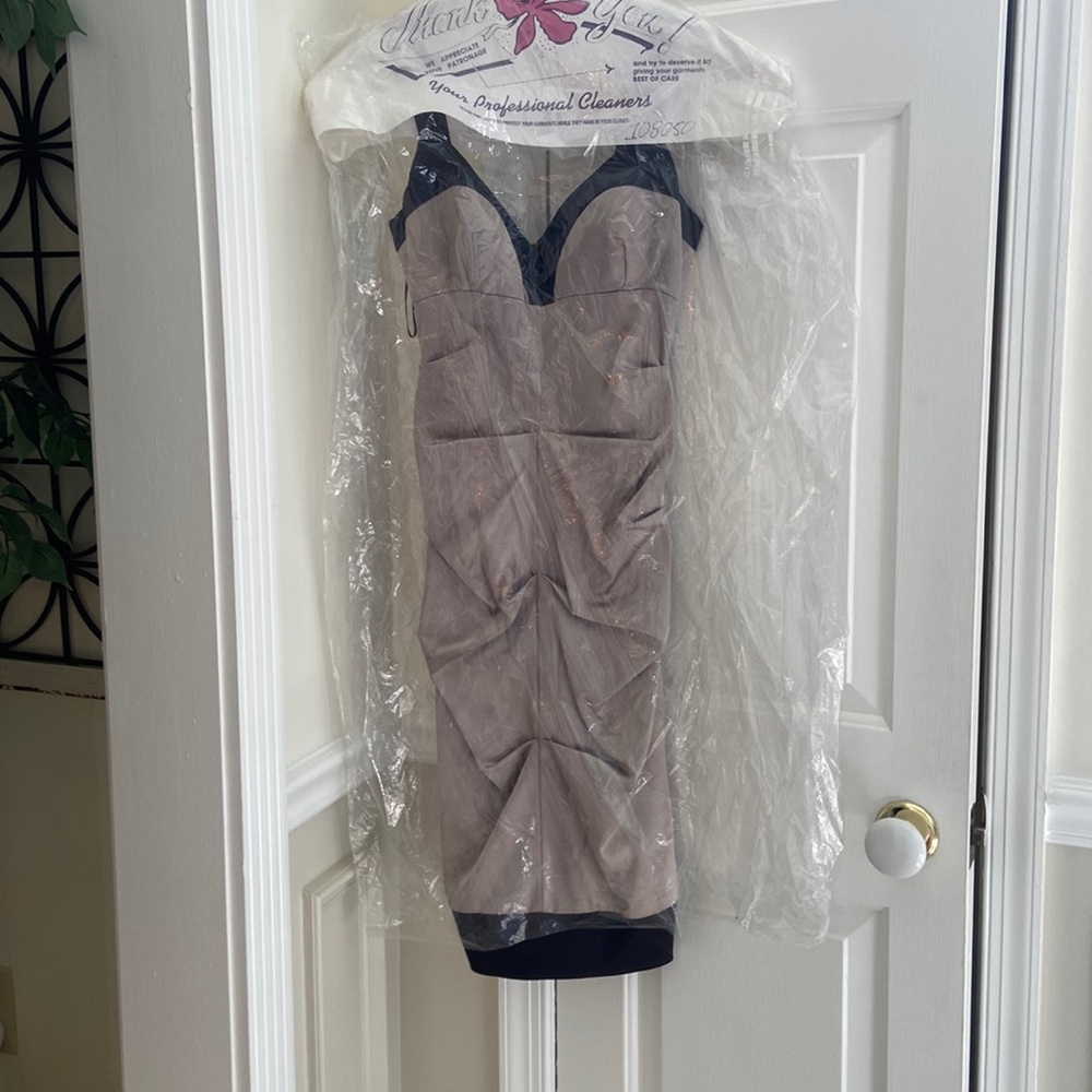Satin Fitted Dress